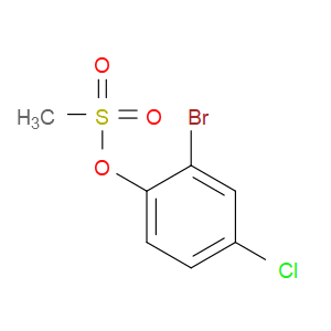 Phenol, 2-bromo-4-chloro-, 1-methanesulfonate