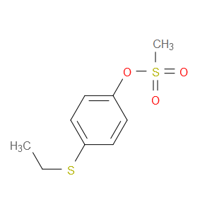 Phenol, 4-(ethylthio)-, 1-methanesulfonate