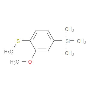 (3-methoxy-4-(methylthio)phenyl)trimethylsilane