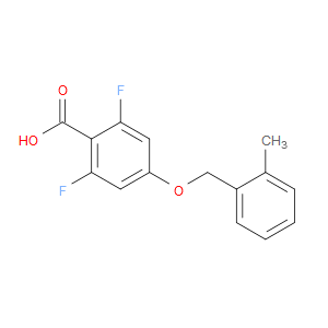 2,6-difluoro-4-((2-methylbenzyl)oxy)benzoic acid