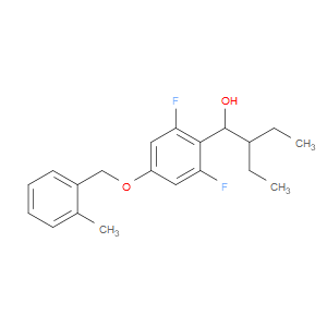 1-(2,6-difluoro-4-((2-methylbenzyl)oxy)phenyl)-2-ethylbutan-1-ol