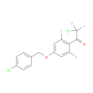 2-chloro-1-(4-((4-chlorobenzyl)oxy)-2,6-difluorophenyl)-2,2-difluoroethanone