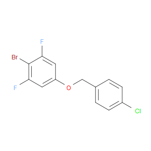 2-bromo-5-((4-chlorobenzyl)oxy)-1,3-difluorobenzene
