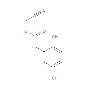 Cyanomethyl 2,5-dimethylbenzeneacetate