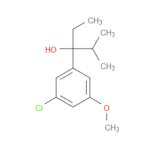 3-Chloro-α-ethyl-5-methoxy-α-(1-methylethyl)benzenemethanol