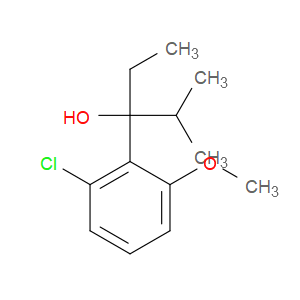 2-Chloro-α-ethyl-6-methoxy-α-(1-methylethyl)benzenemethanol