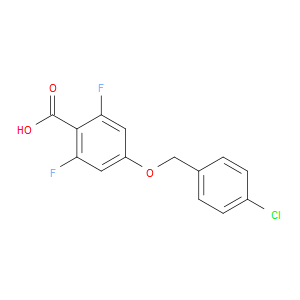 4-((4-chlorobenzyl)oxy)-2,6-difluorobenzoic acid
