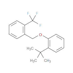 1-(tert-butyl)-2-((2-(trifluoromethyl)benzyl)oxy)benzene