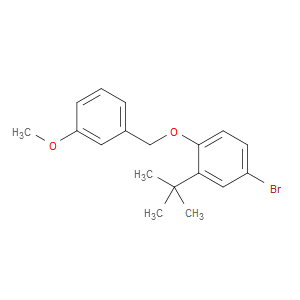 4-bromo-2-(tert-butyl)-1-((3-methoxybenzyl)oxy)benzene