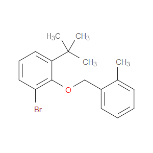 1-bromo-3-(tert-butyl)-2-((2-methylbenzyl)oxy)benzene
