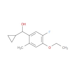 cyclopropyl(4-ethoxy-5-fluoro-2-methylphenyl)methanol