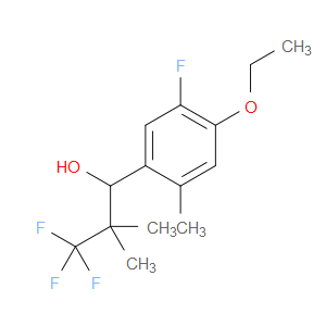 1-(4-ethoxy-5-fluoro-2-methylphenyl)-3,3,3-trifluoro-2,2-dimethylpropan-1-ol