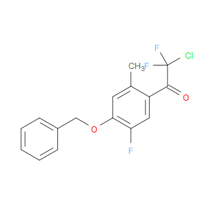 1-(4-(benzyloxy)-5-fluoro-2-methylphenyl)-2-chloro-2,2-difluoroethanone