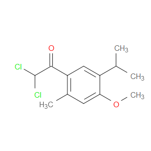 2,2-dichloro-1-(5-isopropyl-4-methoxy-2-methylphenyl)ethanone