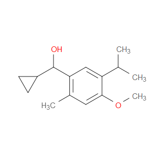 cyclopropyl(5-isopropyl-4-methoxy-2-methylphenyl)methanol