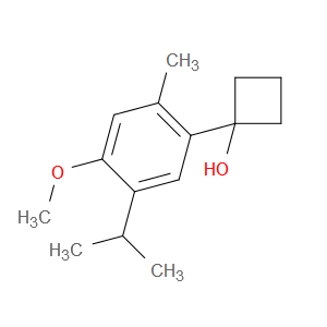 1-(5-isopropyl-4-methoxy-2-methylphenyl)cyclobutanol