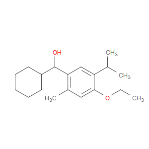 cyclohexyl(4-ethoxy-5-isopropyl-2-methylphenyl)methanol