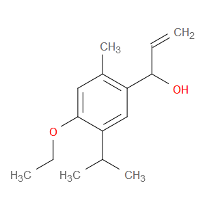 1-(4-ethoxy-5-isopropyl-2-methylphenyl)prop-2-en-1-ol