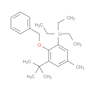(2-(benzyloxy)-3-(tert-butyl)-5-methylphenyl)triethylsilane