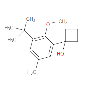 1-(3-(tert-butyl)-2-methoxy-5-methylphenyl)cyclobutanol