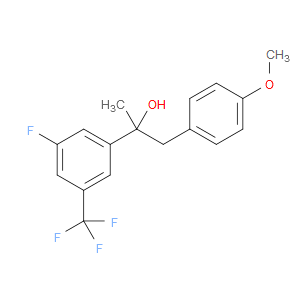 2-(3-fluoro-5-(trifluoromethyl)phenyl)-1-(4-methoxyphenyl)propan-2-ol