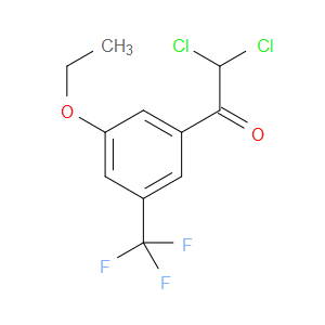 2,2-dichloro-1-(3-ethoxy-5-(trifluoromethyl)phenyl)ethanone