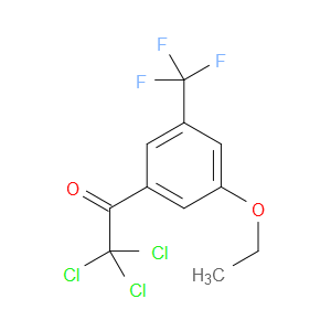 2,2,2-trichloro-1-(3-ethoxy-5-(trifluoromethyl)phenyl)ethanone