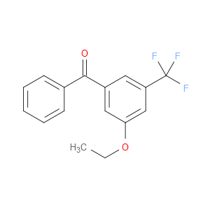 (3-ethoxy-5-(trifluoromethyl)phenyl)(phenyl)methanone