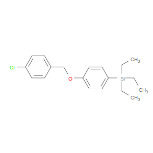 (4-((4-chlorobenzyl)oxy)phenyl)triethylsilane