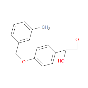 3-(4-((3-methylbenzyl)oxy)phenyl)oxetan-3-ol