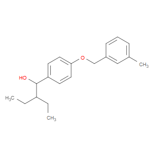2-ethyl-1-(4-((3-methylbenzyl)oxy)phenyl)butan-1-ol