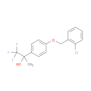 2-(4-((2-chlorobenzyl)oxy)phenyl)-1,1,1-trifluoropropan-2-ol