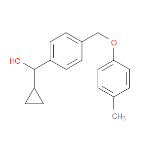 cyclopropyl(4-((p-tolyloxy)methyl)phenyl)methanol
