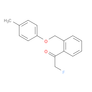 2-fluoro-1-(2-((p-tolyloxy)methyl)phenyl)ethanone