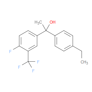1-(4-ethylphenyl)-1-(4-fluoro-3-(trifluoromethyl)phenyl)ethanol