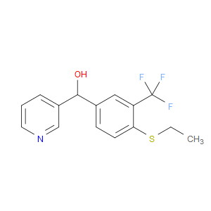 (4-(ethylthio)-3-(trifluoromethyl)phenyl)(pyridin-3-yl)methanol