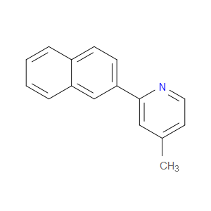 4-Methyl-2-(2-naphthalenyl)pyridine