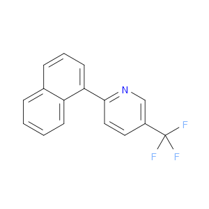 2-(1-Naphthalenyl)-5-(trifluoromethyl)pyridine