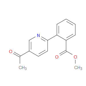 Methyl 2-(5-acetyl-2-pyridinyl)benzoate