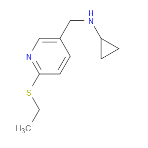 N-Cyclopropyl-6-(ethylthio)-3-pyridinemethanamine