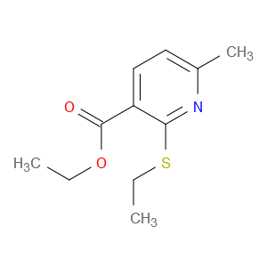 Ethyl 2-(ethylthio)-6-methyl-3-pyridinecarboxylate