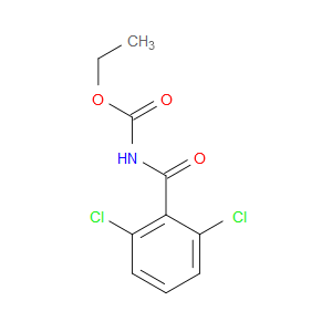Carbamic acid, (2,6-dichlorobenzoyl)-, ethyl ester