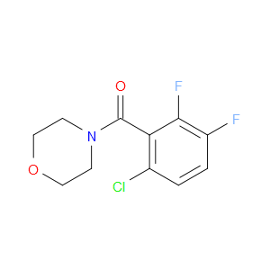 (6-chloro-2,3-difluorophenyl)(morpholino)methanone