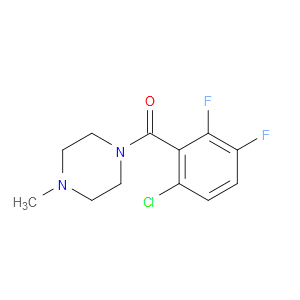 (6-chloro-2,3-difluorophenyl)(4-methylpiperazin-1-yl)methanone