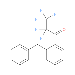 1-(2-benzylphenyl)-2,2,3,3,3-pentafluoropropan-1-one