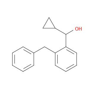 (2-benzylphenyl)(cyclopropyl)methanol