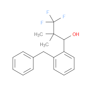 1-(2-benzylphenyl)-3,3,3-trifluoro-2,2-dimethylpropan-1-ol