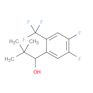 1-(4,5-difluoro-2-(trifluoromethyl)phenyl)-2,2-dimethylpropan-1-ol