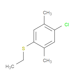 (4-chloro-2,5-dimethylphenyl)(ethyl)sulfane