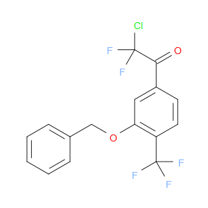 1-(3-(benzyloxy)-4-(trifluoromethyl)phenyl)-2-chloro-2,2-difluoroethanone
